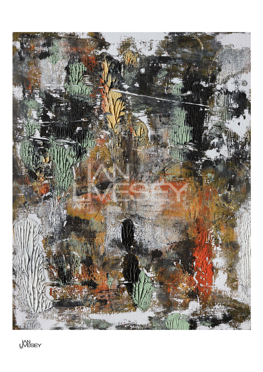 Untitled Oil and Acrylic 4 - Limited Edition Prints (Unframed)