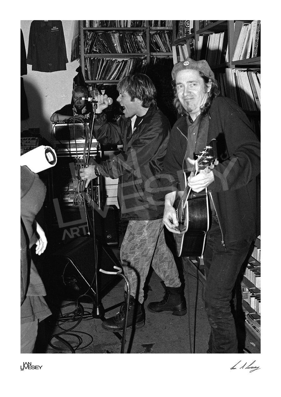 Bruce Dickinson from Iron Maiden Singing live Bolton UK