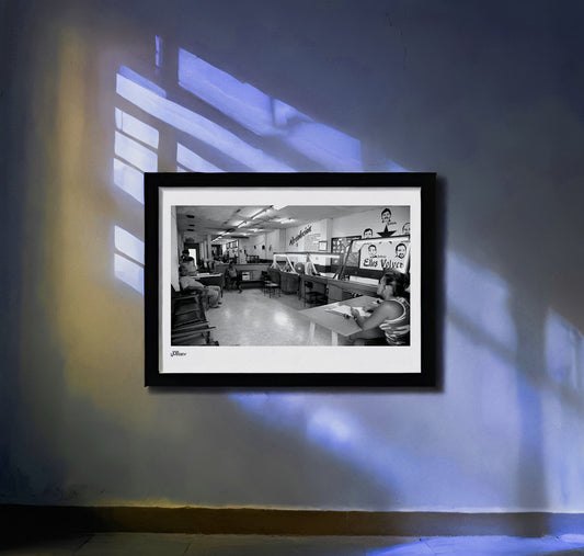 Guantanamo Cuba Locals relax in a reception area  - Limited Edition Prints