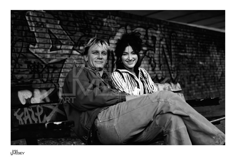 Daniel Craig & Kelly McDonald relaxing while filming Some Voices  - Limited Edition Prints