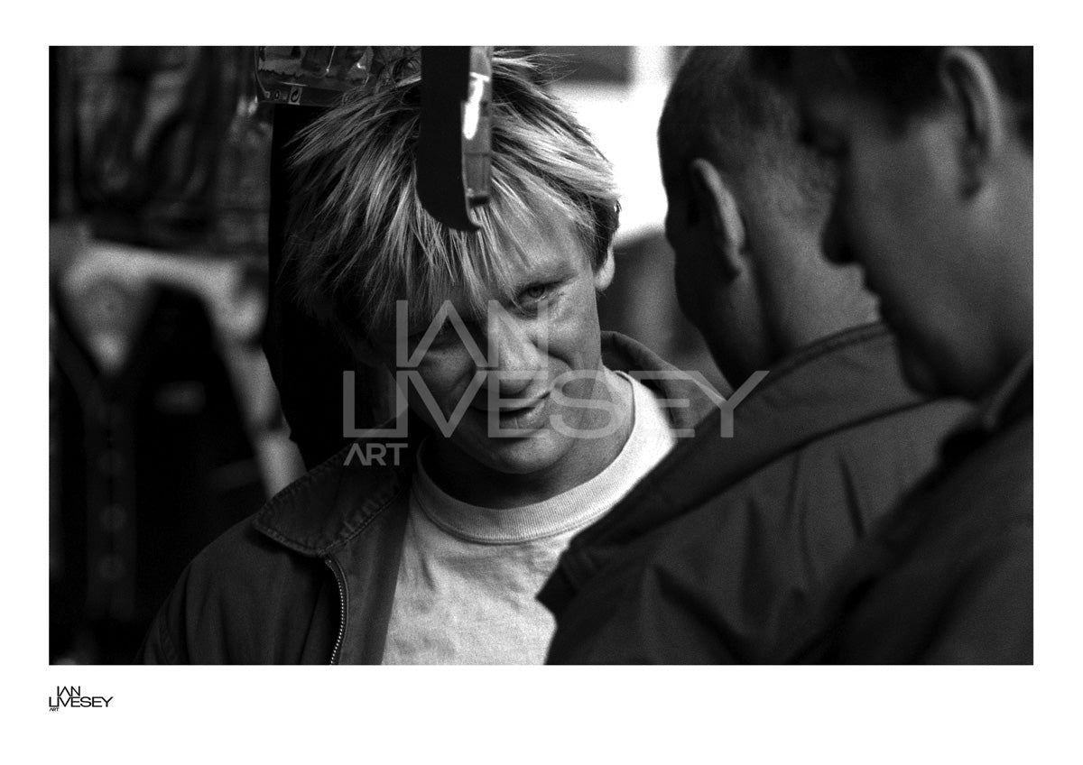 Daniel Craig on set while filming 'Some Voices' Smirking - Limited Edition Prints