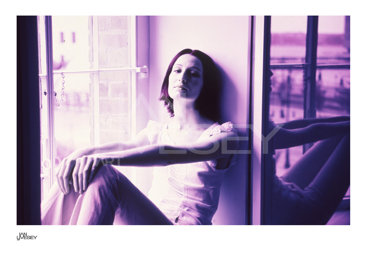 Erin O'Connor sat by the Window looking to Camera - Limited Edition Prints