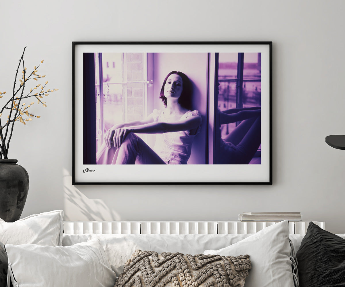 Erin O'Connor sat by the Window looking to Camera - Limited Edition Prints