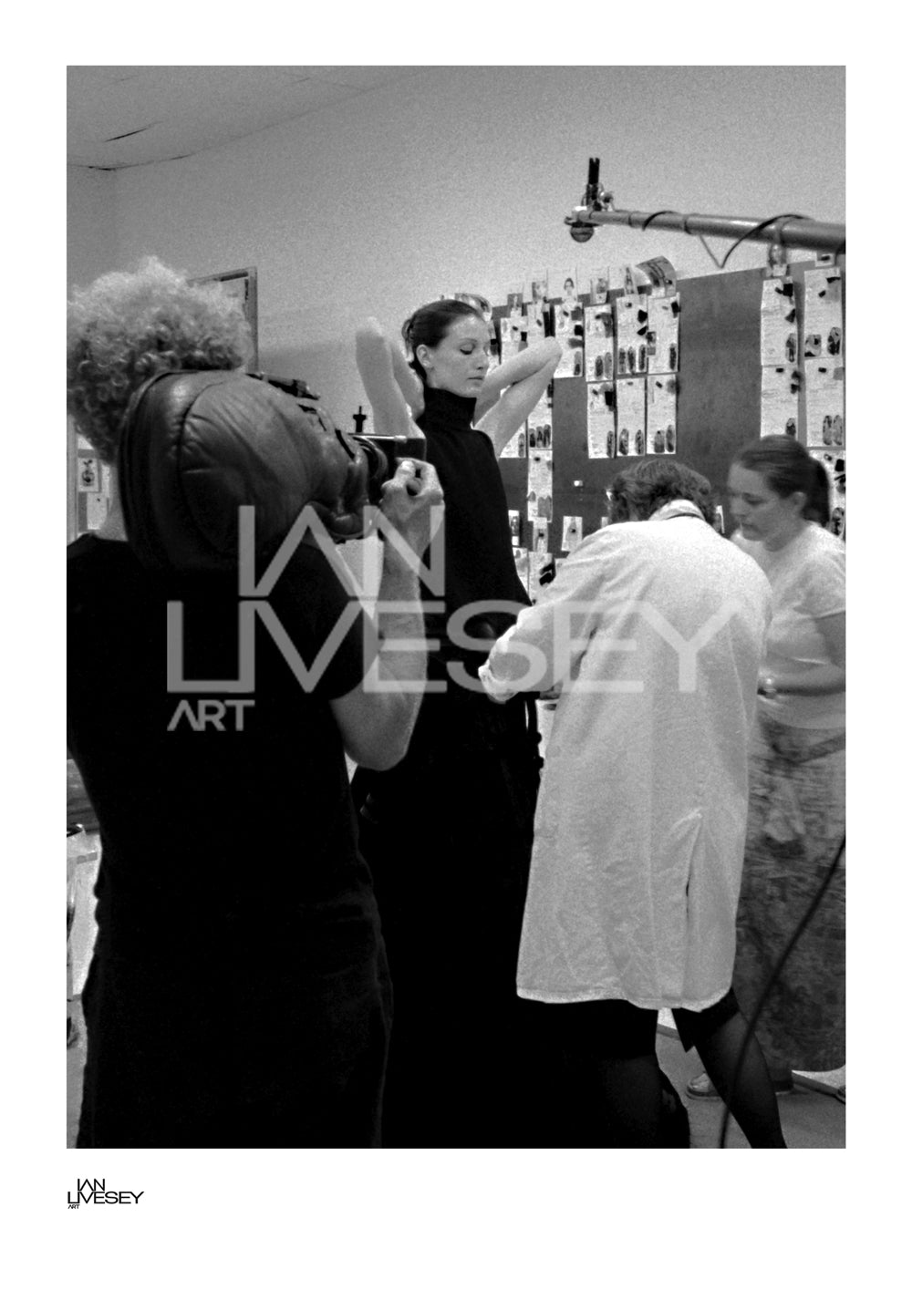Erin O'Connor at French designer Jean Paul Gaultier's studio - Limited Edition prints
