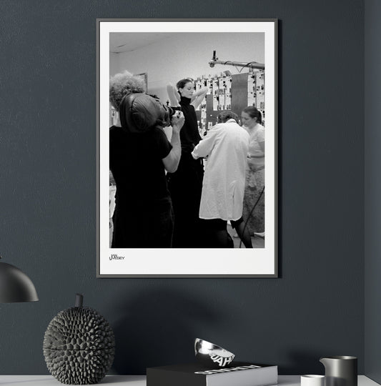 Erin O'Connor at French designer Jean Paul Gaultier's studio - Limited Edition prints