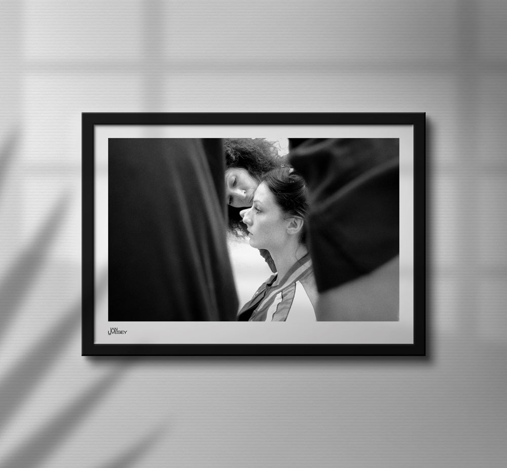 Erin O'Connor in the make-up chair - Limited Edition prints