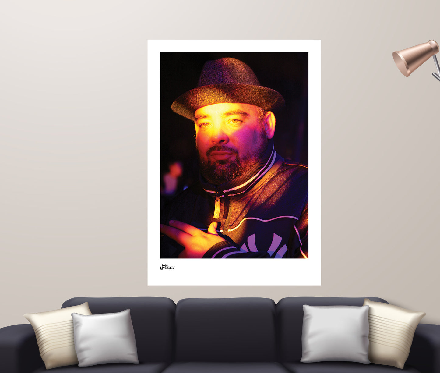 Frank Benbini watching the Happy Mondays Manchester - Limited Edition Prints