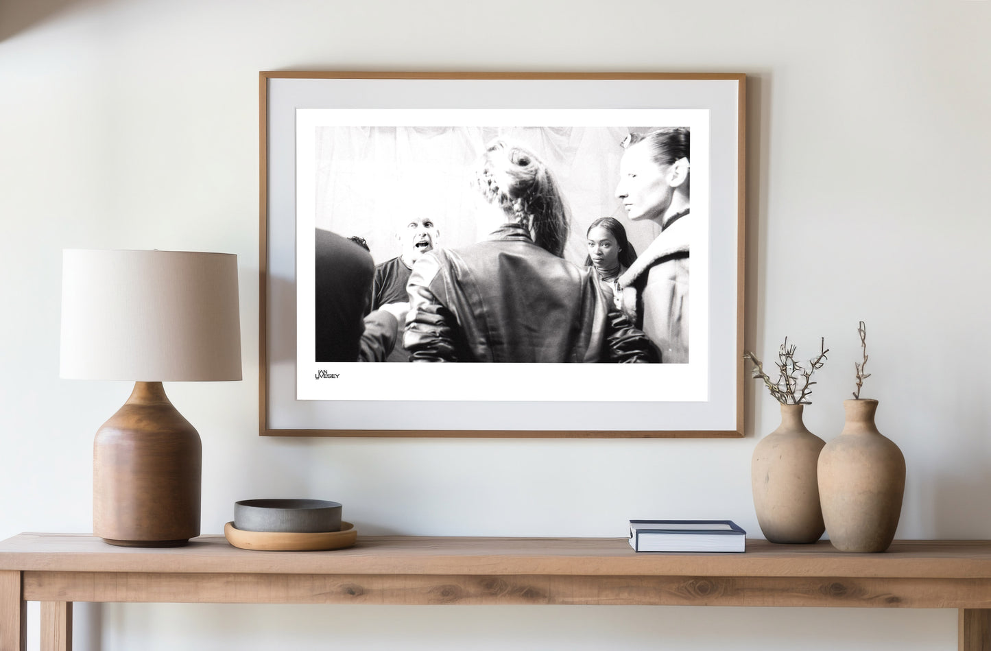 Jean Paul Gaultier with Naomi Campbell - Back Stage Paris Fashion Show - Limited Edition Prints