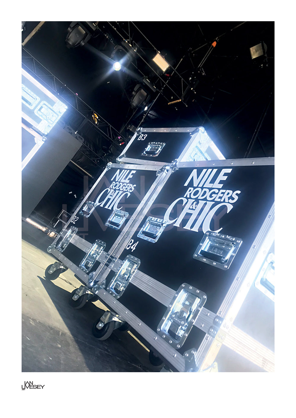 Nile Rodgers Flight Cases - Limited Edition Prints