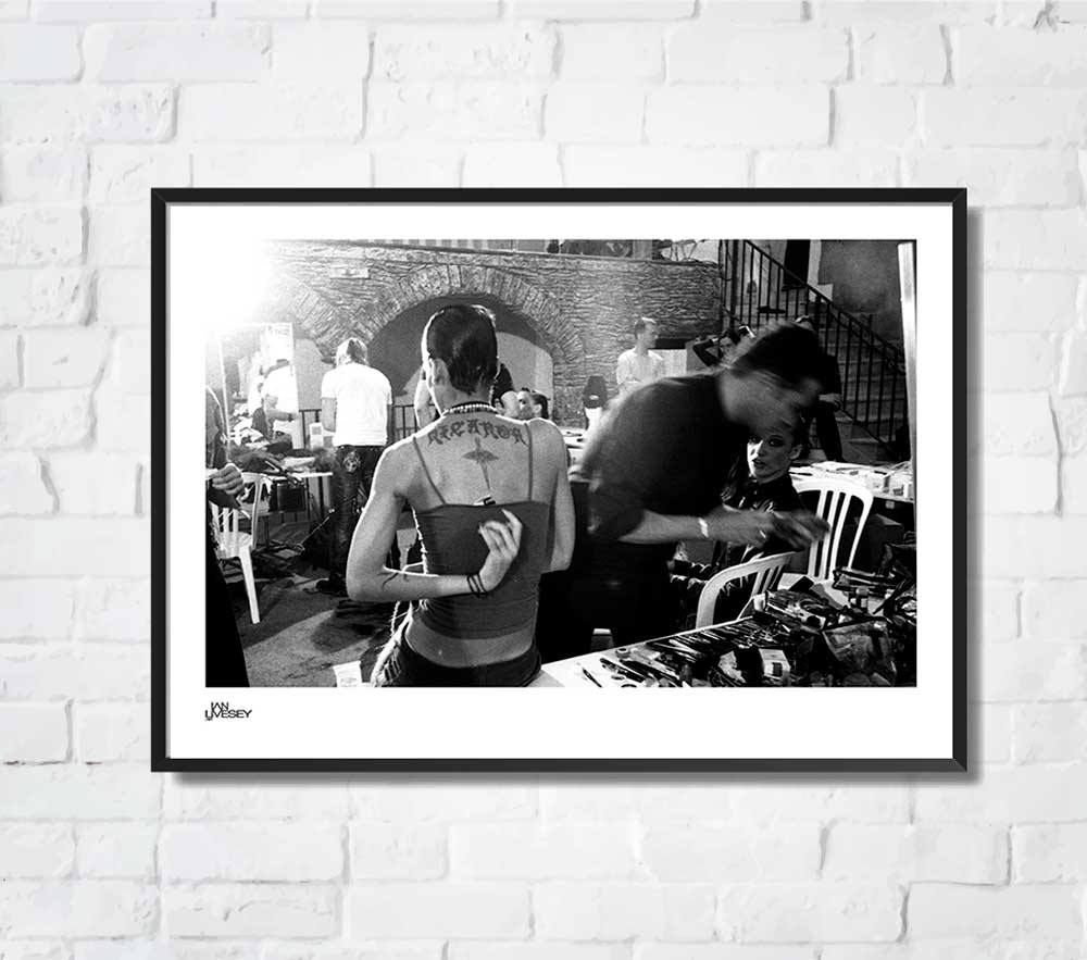 Omahyra Mota - Back Stage Paris Fashion Show with Erin O'Connor - Limited Edition Prints