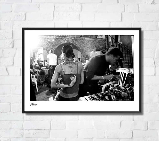 Omahyra Mota - Back Stage Paris Fashion Show with Erin O'Connor - Limited Edition Prints