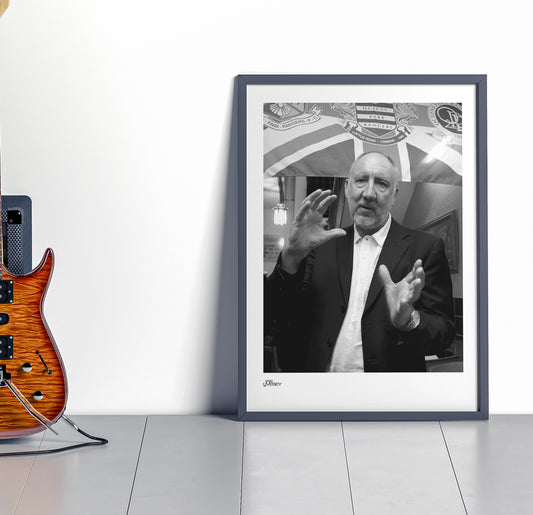 Pete Townsend in front of QPR Flag - Limited Edition Prints
