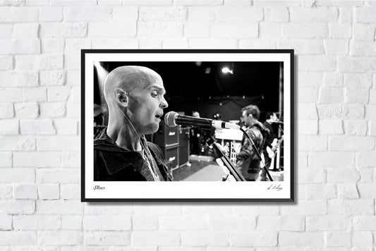 Zach Blair in rehearsals singing close to mic - Limited Edition