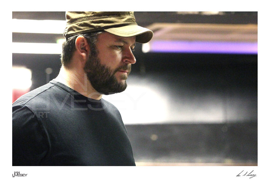 Portrait of Brandon Barnes Drummer for Rise Against- Exclusive Limited Edition