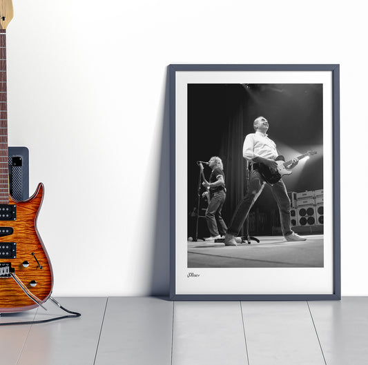 Francis Rossi Smiling on Stage with Rick Parfitt - Limited edition Prints