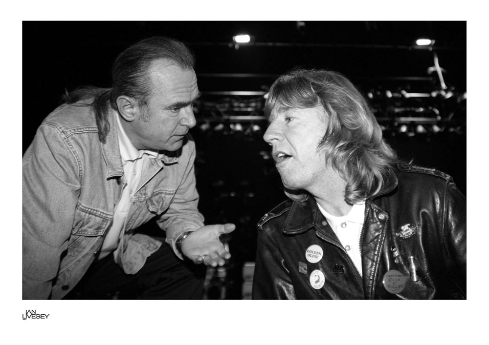 Rick Parfitt and Francis Rossi deep conversation - Limited Edition prints