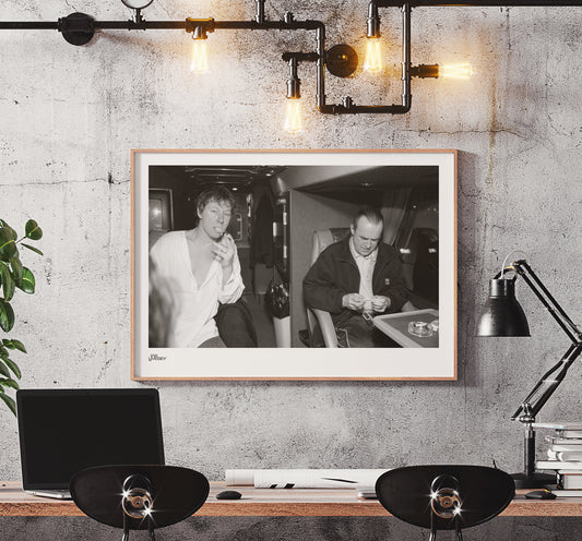 John 'Rhino' Edwards and Francis Rossi Tour Bus- Limited Edition Prints