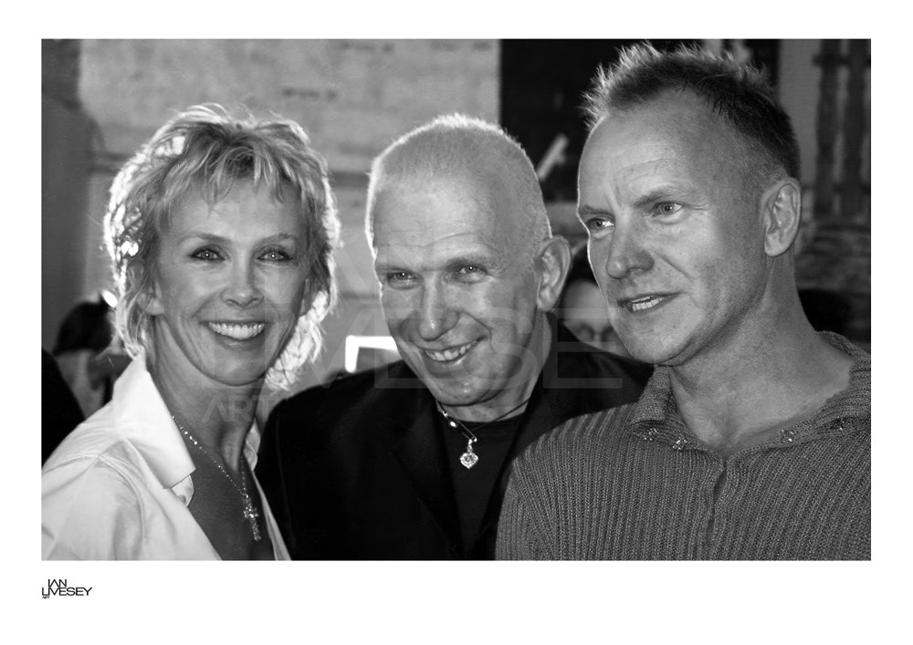 Sting and Jean Paul Gaultier in Paris - Limited edition Prints