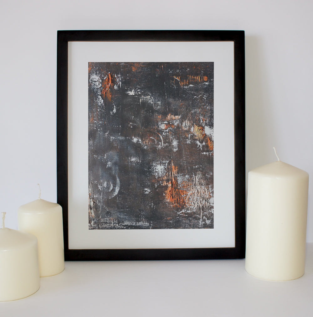 Untitled Oil and Acrylic 3 - Limited Edition Prints (Unframed)