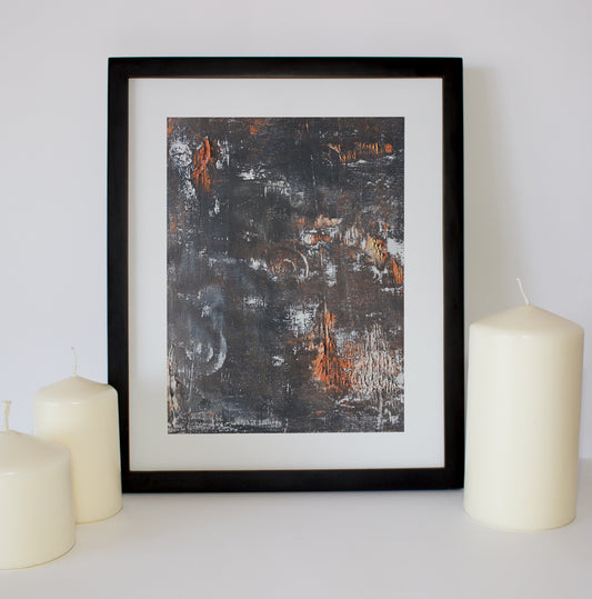 Untitled Oil and Acrylic 3 - Limited Edition Prints (Unframed)