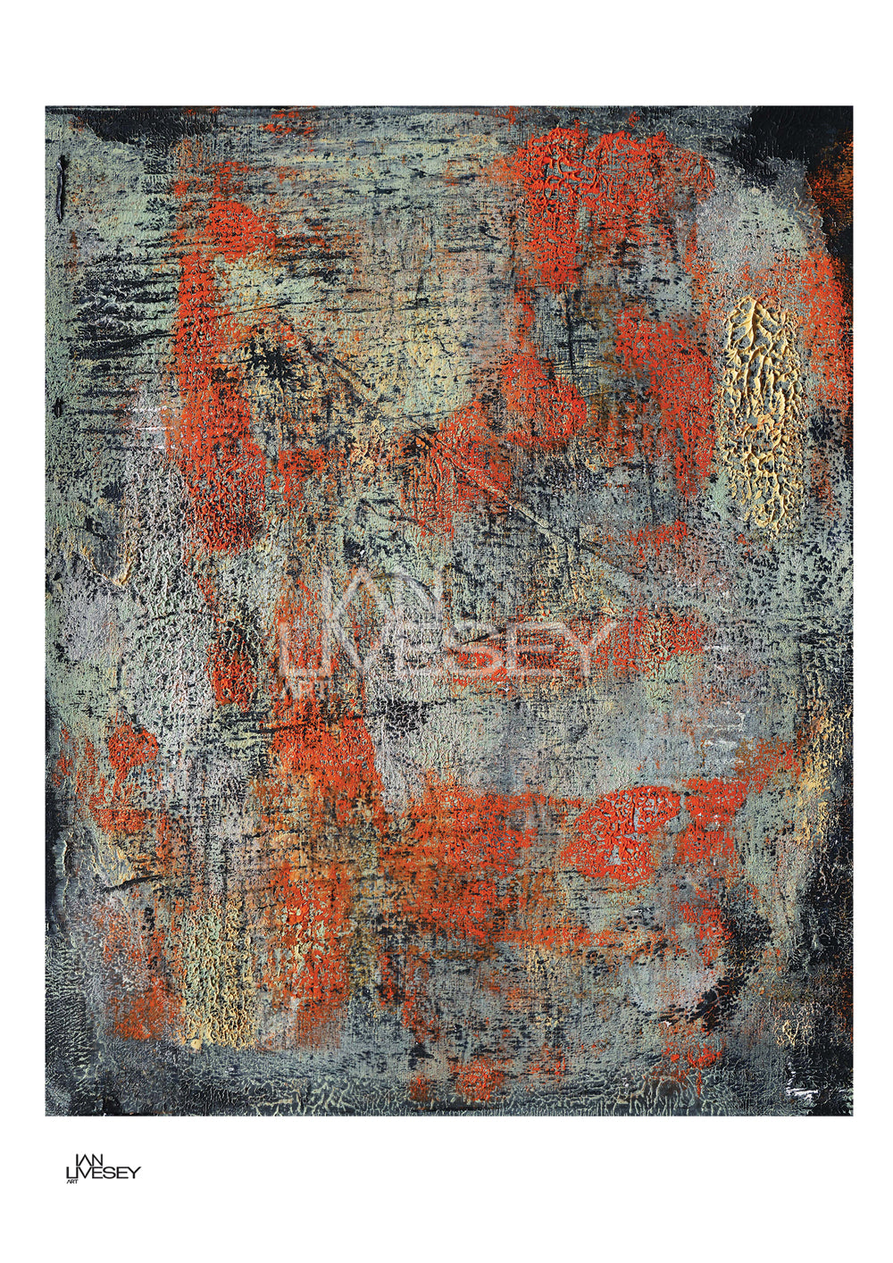 Untitled Oil and Acrylic #11 - Limited Edition Prints (Unframed)