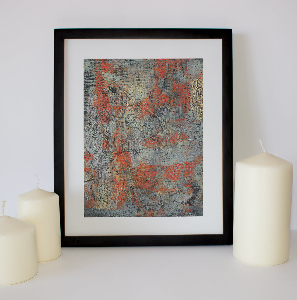 Untitled Oil and Acrylic #11 - Limited Edition Prints (Unframed)