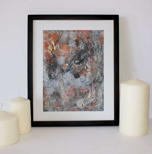 Untitled Oil and Acrylic #12 - Limited Edition Prints (Unframed)